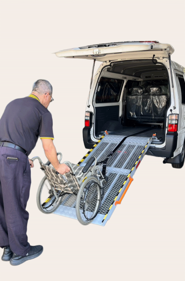 兩折快拆式斜坡板